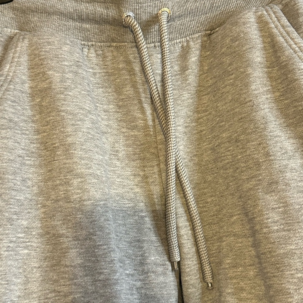Bebe Light Gray Women’s Sweatpants with Embroidered hit on Leg - Picture 2 of 5